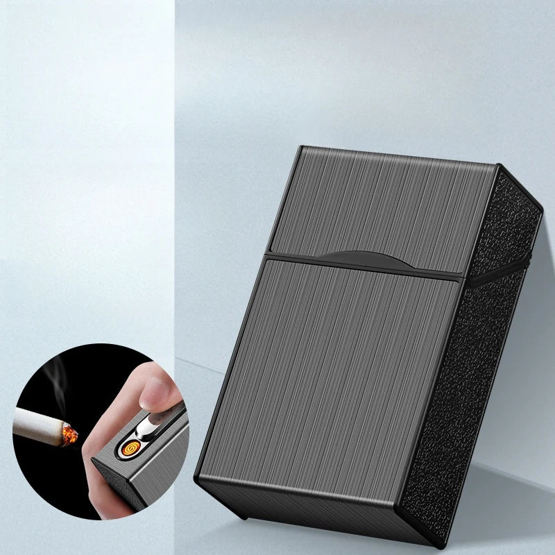 USB Rechargeable Lighter And Cigarette Holder